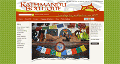 Desktop Screenshot of kathmanduboutique.com